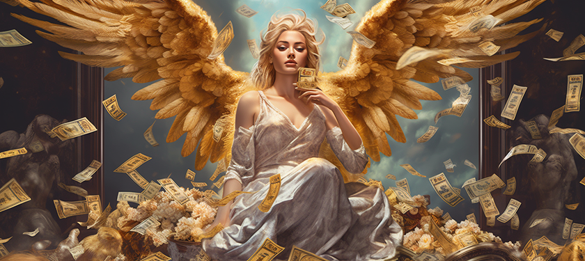angel and money wealth