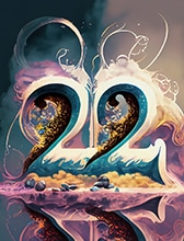 an image of the number 22 life path 4