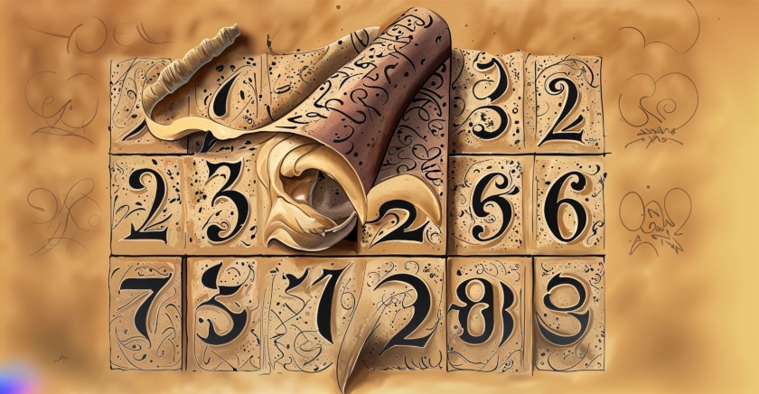 an ancient scroll symbolizing the study of numerology number 2
